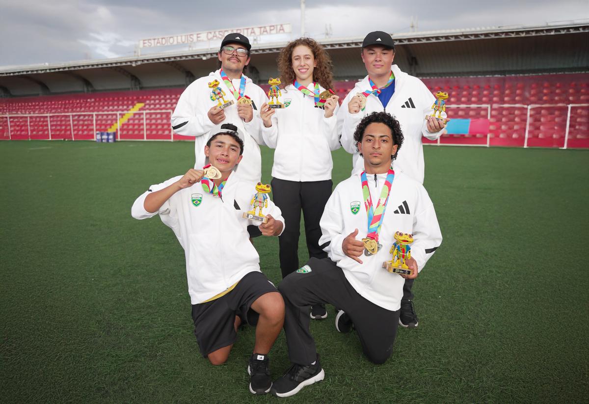 Na hora da verdade, equipes masculinas do tiro com arco são ouro no Panamá 2026