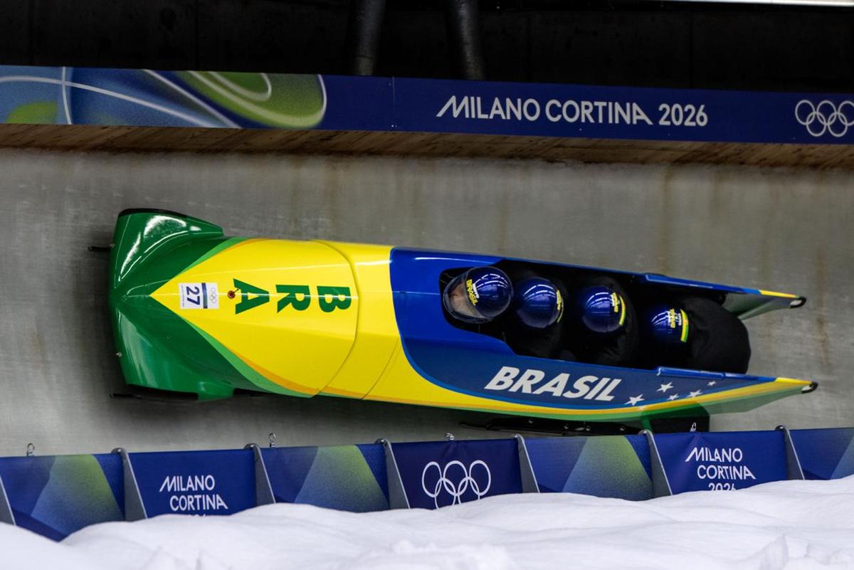 Bobsled brasileiro está pronto para a estreia no 4-man