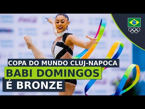 Copa do Mundo de Ginástica Rítmica 2023 - Babi Domingos é bronze na fita em Cluj-Napoca