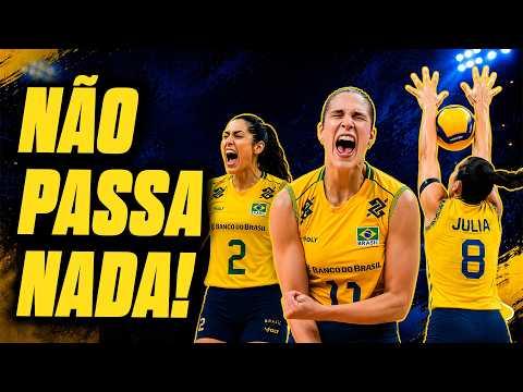 NÃO PASSA NADA! MONSTER BLOCKS DO BRASIL NA VNL FEMININA! | LIGA DAS NAÇÕES FEMININA DE VÔLEI