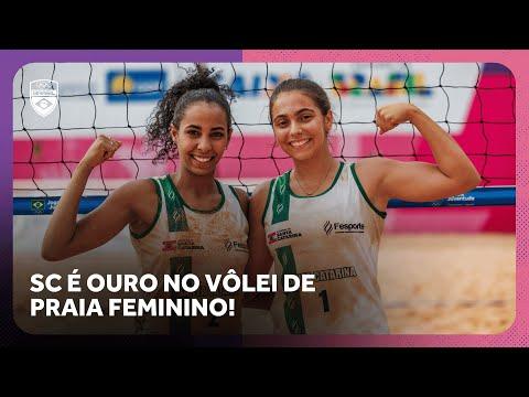 Santa Catarina é ouro no feminino | Vôlei de Praia | Jogos da Juventude CAIXA Brasília 2025