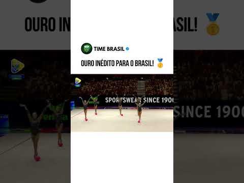 O BRASIL É CAMPEÃO MUNDIAL DE GINÁSTICA RÍTMICA! 🥇🇧🇷