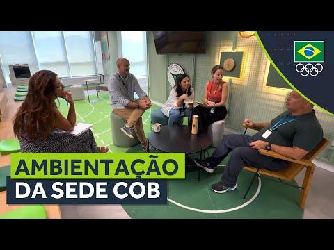 Ambientação da sede do Comitê Olímpico do Brasil (COB)