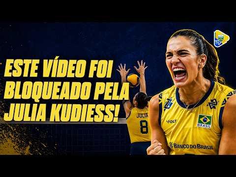 MELHORES BLOQUEIOS DA JULIA KUDIESS NA LIGA DAS NAÇÕES DE VÔLEI 2026!