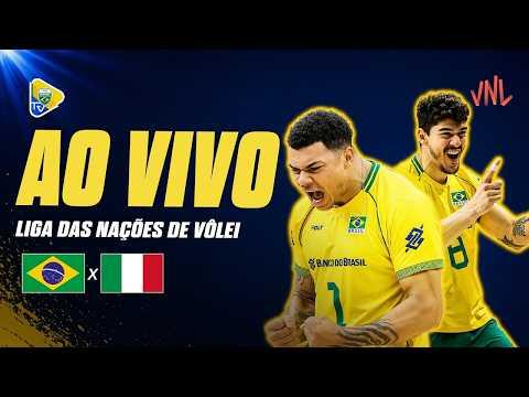 BRASIL X ITÁLIA AO VIVO: REACT LIGA DAS NAÇÕES MASCULINA DE VÔLEI - VNL 2026 AO VIVO
