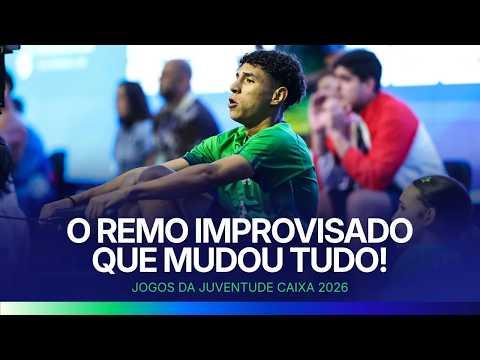 DO IMPROVISO DE UM REMO COM UM SKATE À PARTICIPAÇÃO NOS JOGOS DA JUVENTUDE CAIXA 2026!