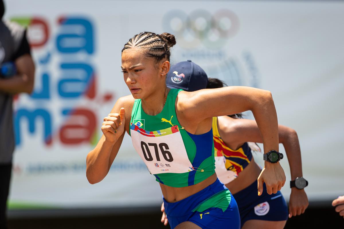Nicole Herdy, bronze nos 1.500m do atletismo. Foto: Bruno Ruas/COB