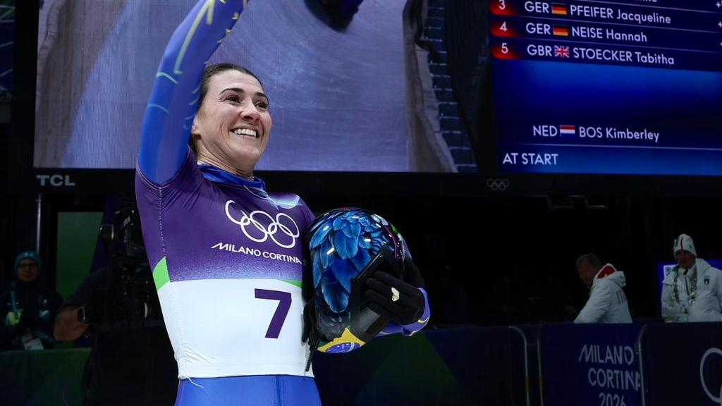 Nicole Silveira garante melhor resultado do Brasil em esportes de gelo nos Jogos Olímpicos de Inverno