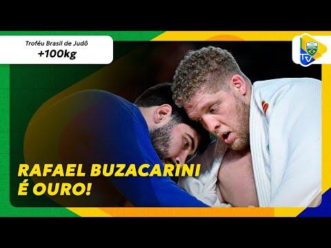 É OURO!🥇No Golden Score, Rafael Buzacarini vence nos +100kg e é campeão no Troféu Brasil de Judô 🥋