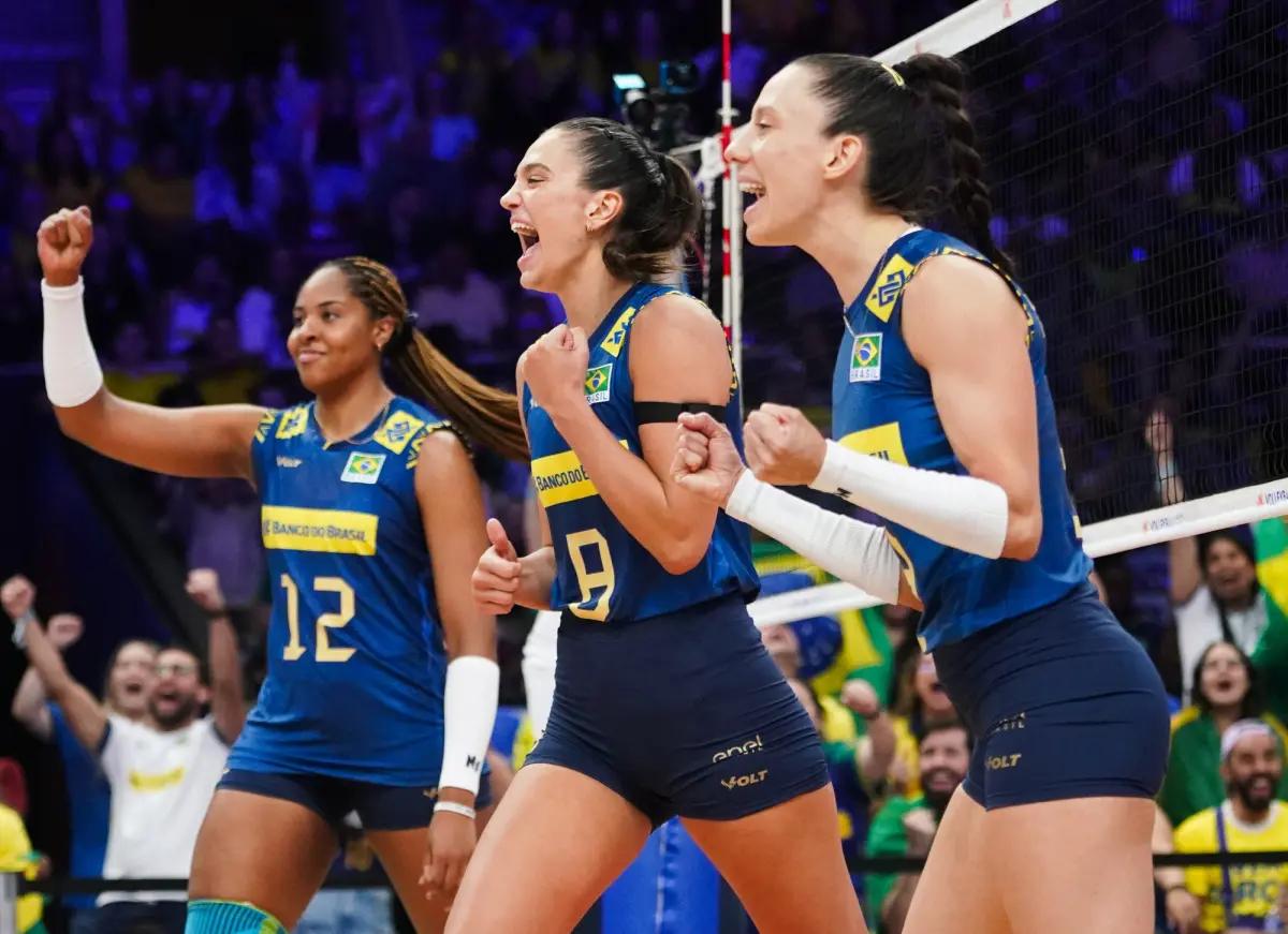 Brasil estreia com vitória na Liga das Nações feminina