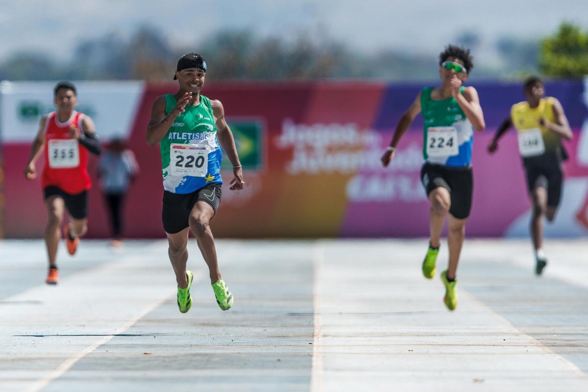 Ouro para o MS, Kevin Aguero é bicampeão dos 400m rasos nos Jogos da Juventude CAIXA