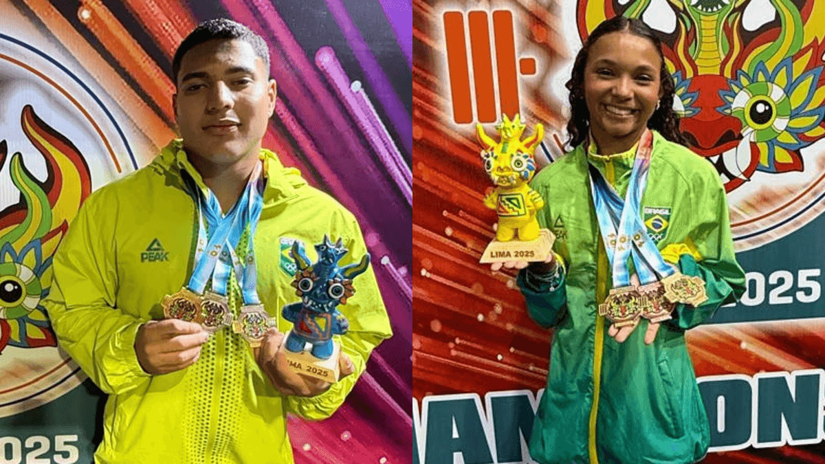 Conheça Matheus Pessanha e Isanelly Cristina, revelações do levantamento de pesos do Brasil