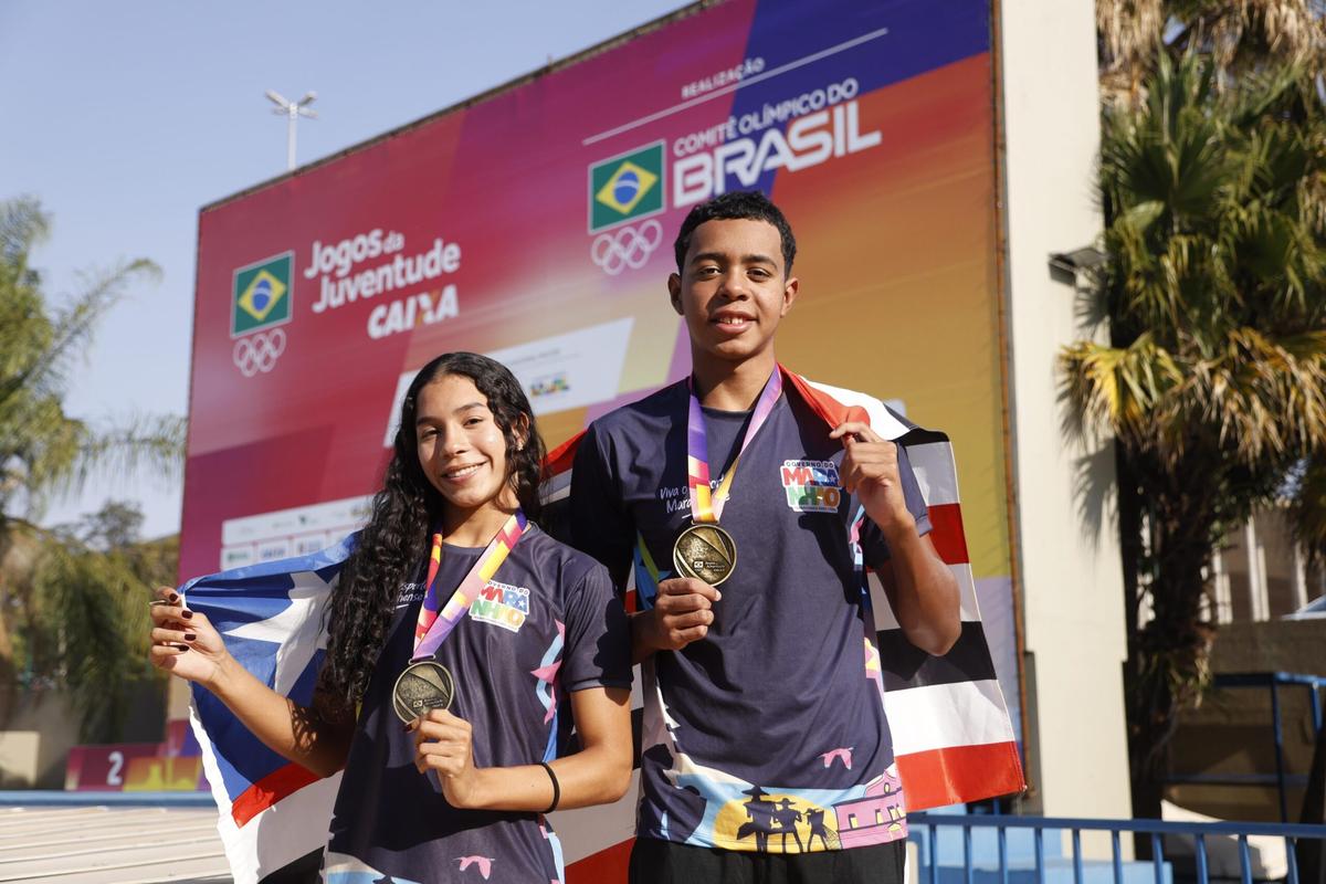 Primeiros ouros da natação vão para o Maranhão