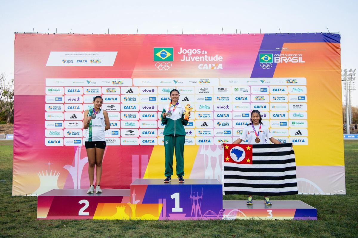 Gabriela Beatriz quebra recorde nos Jogos da Juventude CAIXA Brasília 2025 e volta a destacar Brasília como celeiro da marcha atlética