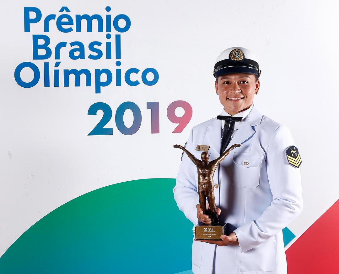 Bia Ferreira, vencedora do Prêmio Brasil Olímpico 2019. Foto: Gaspar Nóbrega/COB