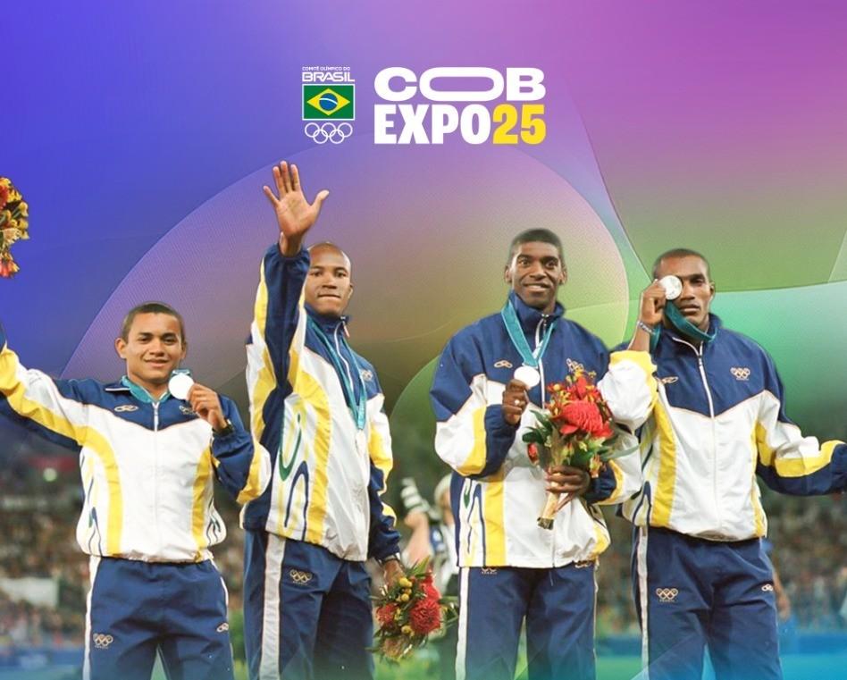 COB Expo celebra os 25 anos da prata do revezamento 4x100m do atletismo