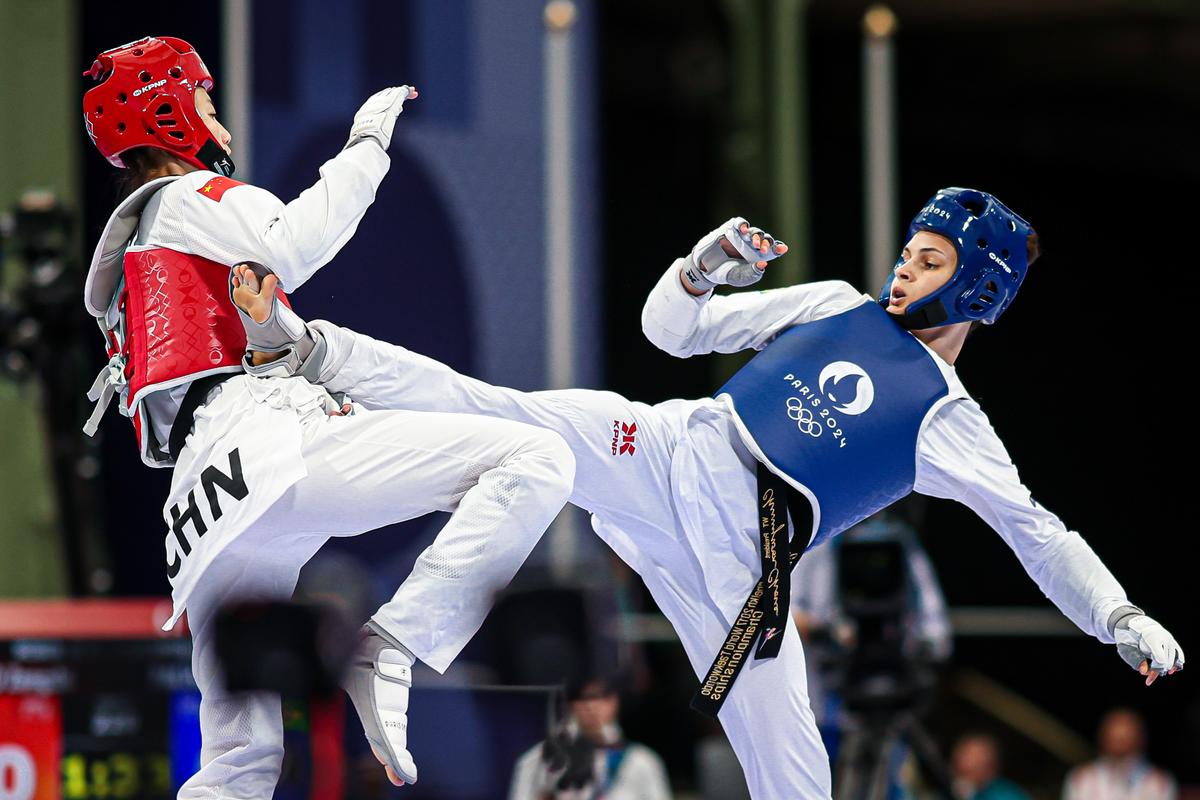 Em revanche de Paris 2024, Maria Clara Pacheco conquista ouro inédito para o Brasil no taekwondo  