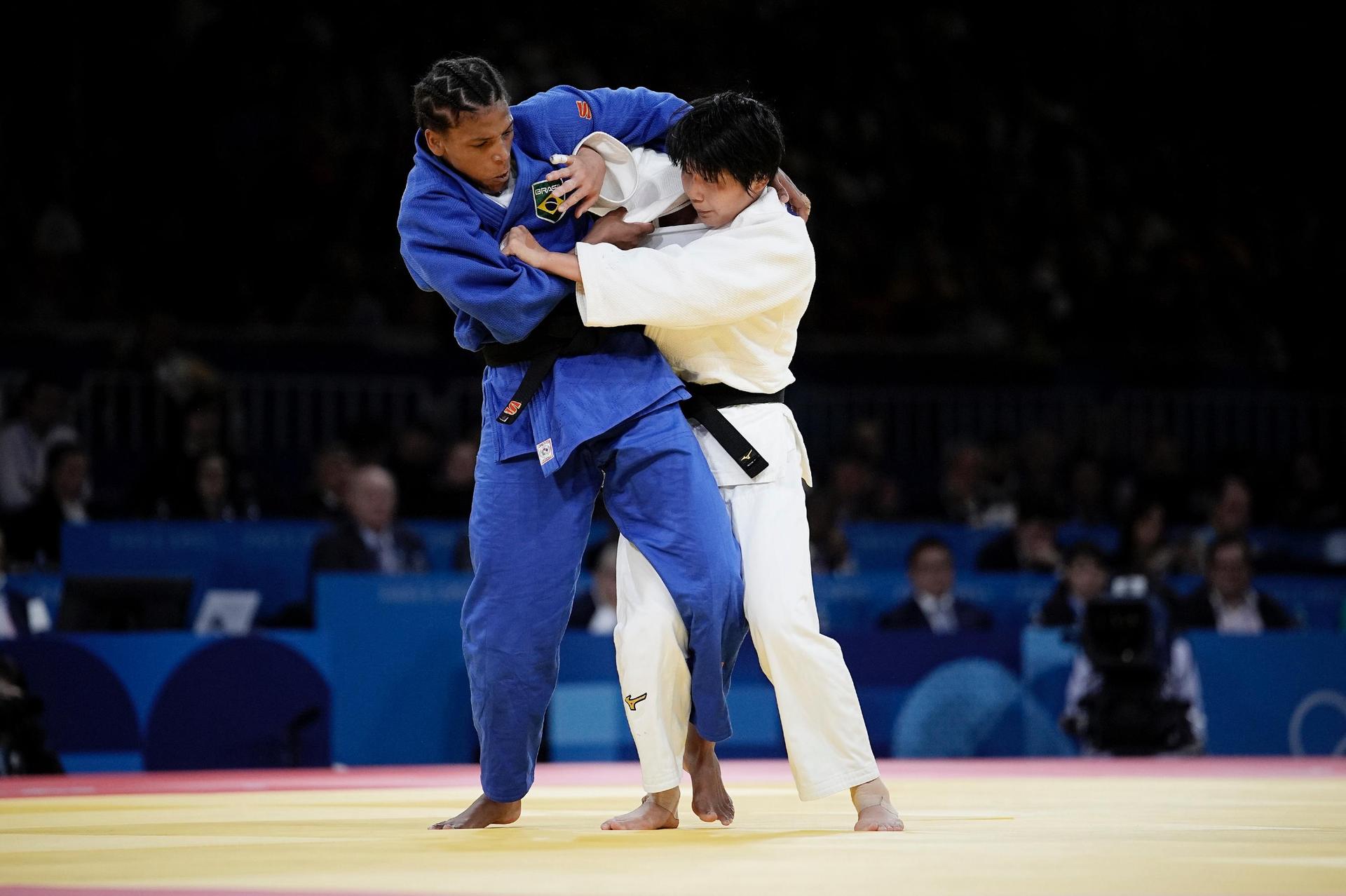  Jogos Olímpicos Paris 2024 -  Judo Feminino - Rafaela Silva - Disputa de Bronze - Foto Alexandre Loureiro COB