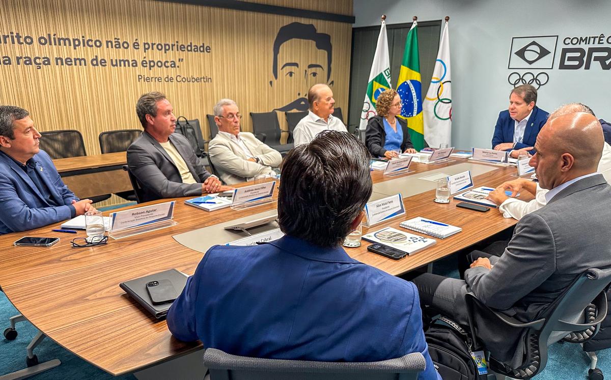 Lideranças do esporte nacional se reúnem no COB para fortalecer o sistema esportivo brasileiro