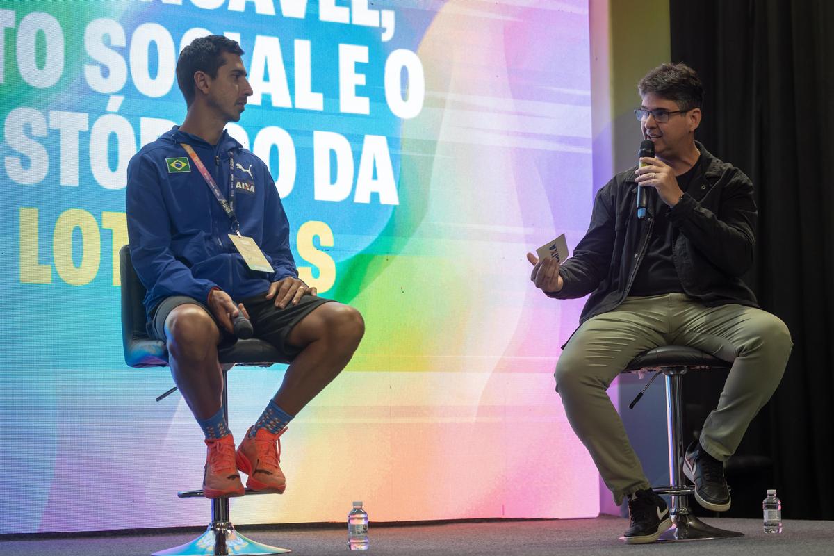 Na COB Expo, CAIXA promove Talk sobre Jogo Responsável e Propósito Social no esporte com Caio Bonfim