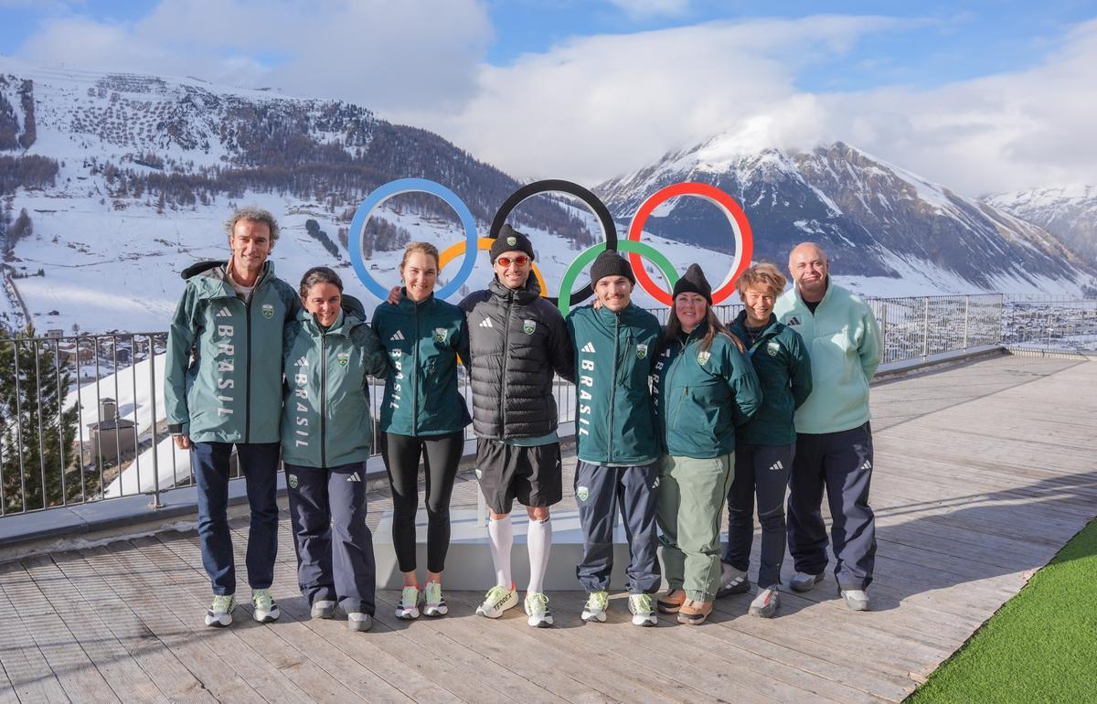 Diretoria do COB se junta a atletas e oficiais do Time Brasil em Livigno para acompanhar treinamentos e competições