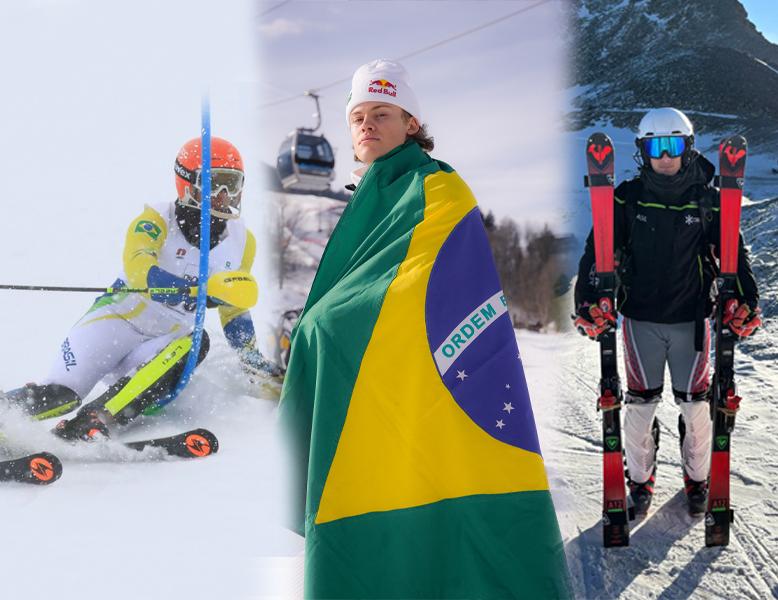 Além de Lucas Braathen: veja quem são os outros brasileiros que disputam o Mundial de Esqui Alpino Saalbach 2025