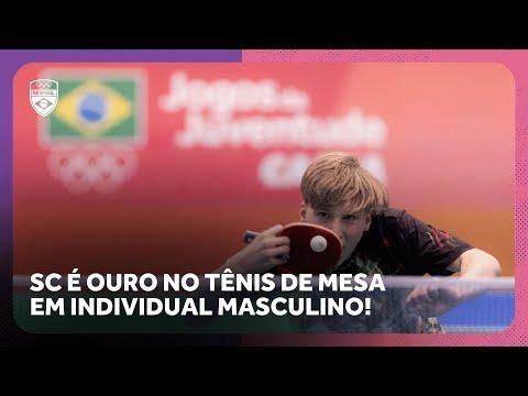 SC é ouro no individual masculino | Tênis de Mesa | Jogos da Juventude CAIXA Brasília 2025