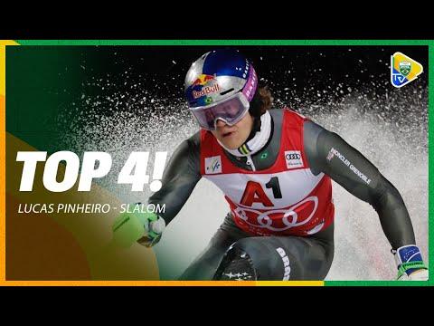 TOP 4! LUCAS PINHEIRO FAZ MAIS UM GRANDE RESULTADO NA COPA DO MUNDO DE ESQUI ALPINO