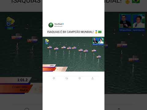 ISAQUIAS QUEIROZ É CAMPEÃO MUNDIAL PELA OITAVA VEZ!