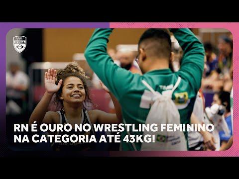 RN é ouro na categoria até 43kg feminino | Wrestling | Jogos da Juventude CAIXA Brasília 2025