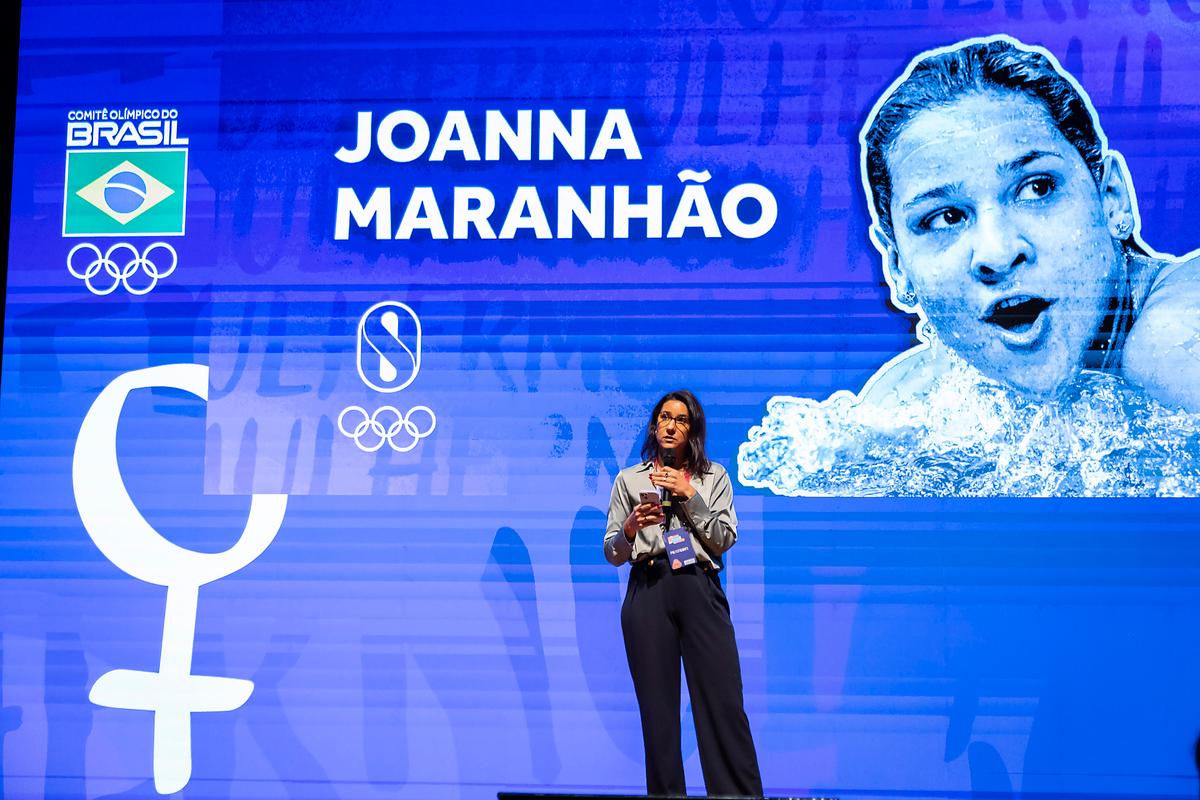 Joanna Maranhão destaca protagonismo do COB na promoção do Esporte Seguro: “coragem institucional"