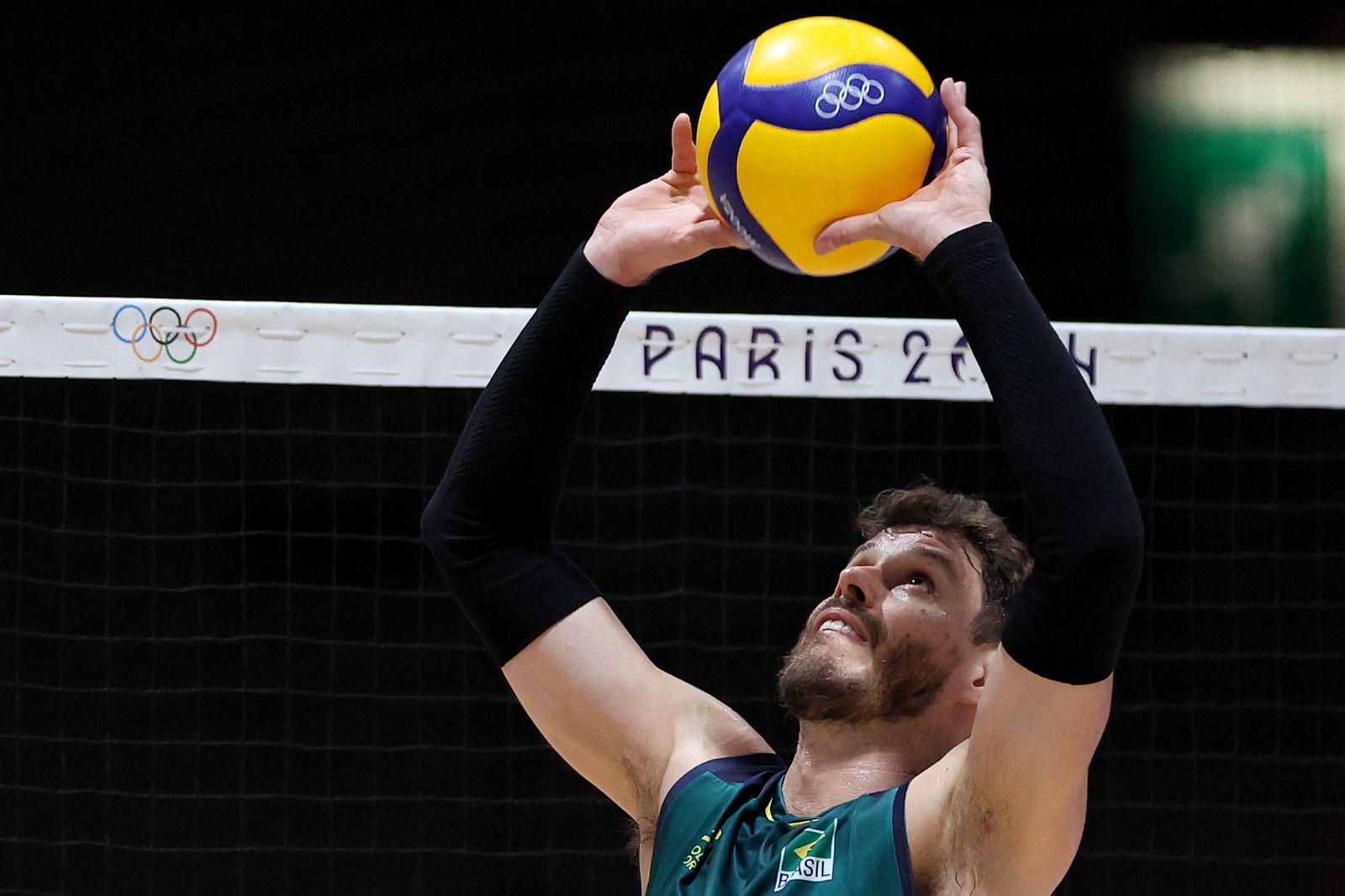 Bruninho chega a cinco Jogos Olímpicos com a seleção. Foto: Miriam Jeske/COB Bruninho chega a cinco Jogos Olímpicos com a seleção. Foto Miriam Jeske COB