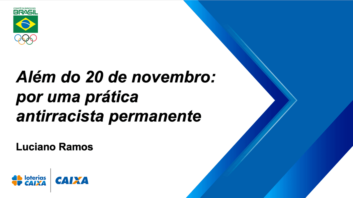 Palestra “Além do 20 de novembro: Por Uma Prática Antirracista Permanente” é promovida pelo COB