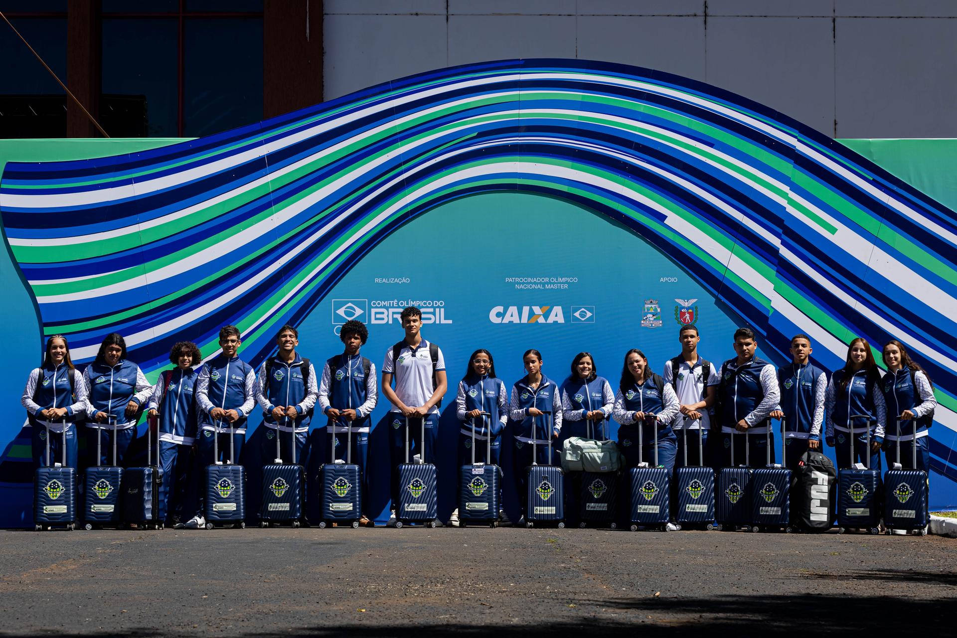 Delegações chegam aos Jogos da Juventude (Foto: Manu Benicio/COB)