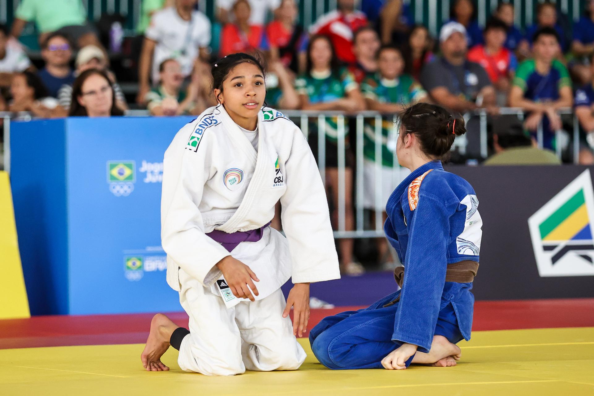 2026.10.20 - Jogos da Juventude CAIXA Foz do Iguaçu - Centro de Convivência - Judô - Na foto a atleta da delegação do Ceará, Ana Mikaele Alcântara Foto: William Lucas/COB. IG: william_lucas.img
