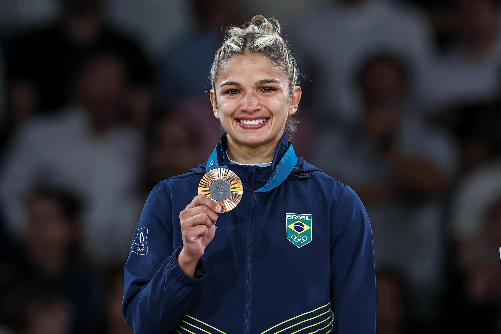 Larissa Pimenta ganhou a medelha de bronze Foto: Wander Roberto/COB Larissa Pimenta ganhou a medelha de bronze, Foto Wander Roberto COB