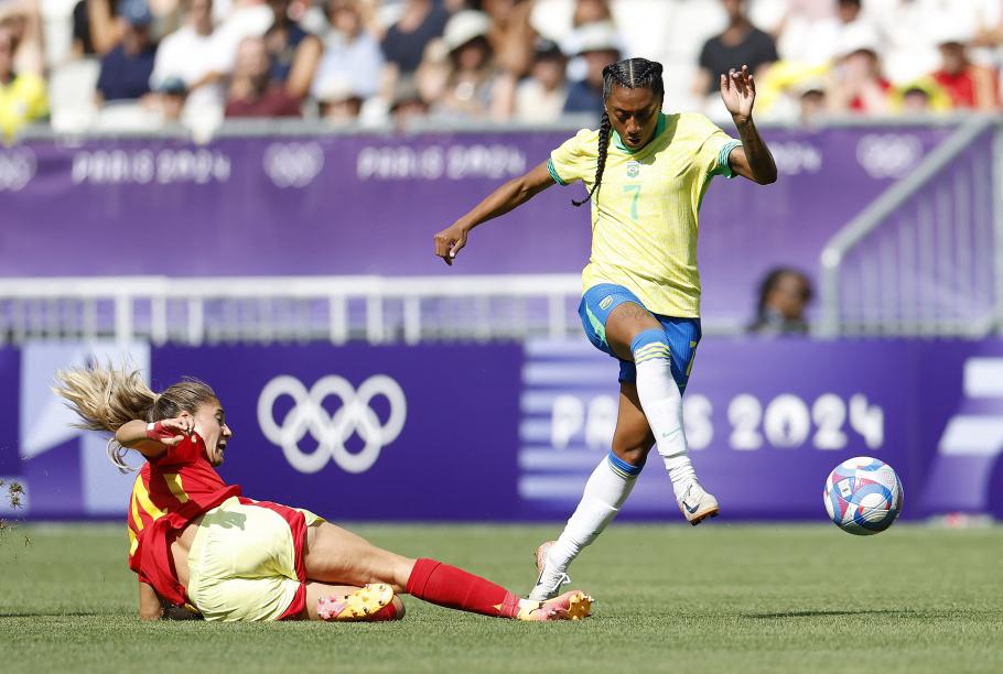Seleção Brasileira Feminina foi superada pela Espanha por 2 a 0. Foto: Rafael Ribeiro/CBF Seleção Brasileira Feminina foi superada pela Espanha por 2 a 0. Foto Rafael Ribeiro CBF
