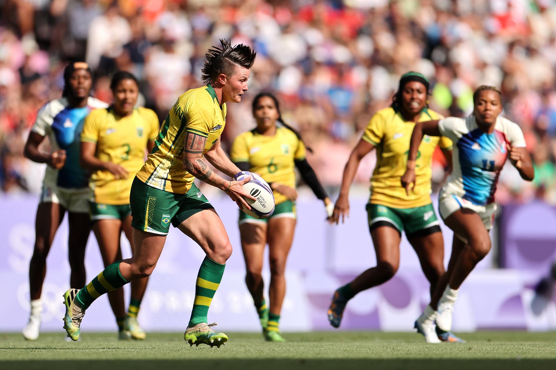 Seleção de rugby de 7. Foto: Hannah Peters/Getty Images (Reprodução não permitida) Seleção de rugby de 7. Foto Hannah Peters Getty Images