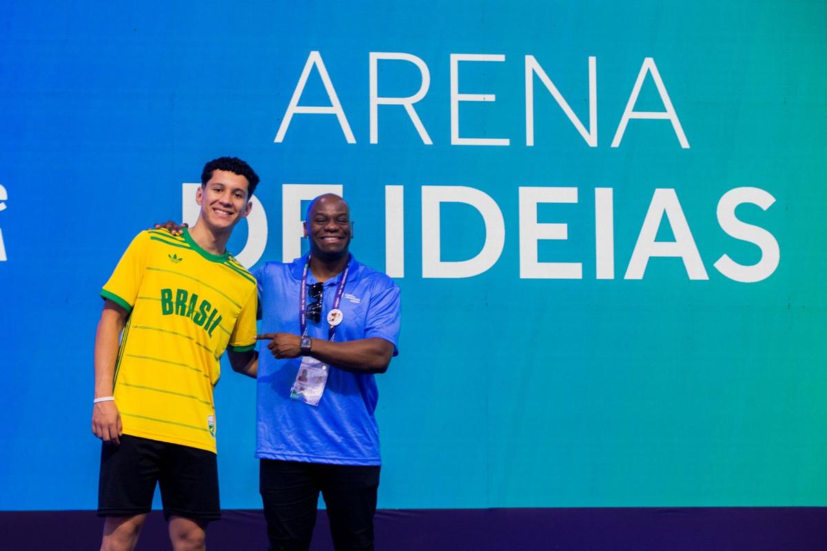 Elias Padilha, do Mato Grosso do Sul, vence desafio de ideias do segundo bloco de competições dos Jogos da Juventude CAIXA Foz do Iguaçu 2026