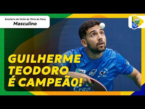 GUILHERME TEODORO DOMINA FINAL E É CAMPEÃO DO BRASILEIRÃO DE VERÃO DE TÊNIS DE MESA